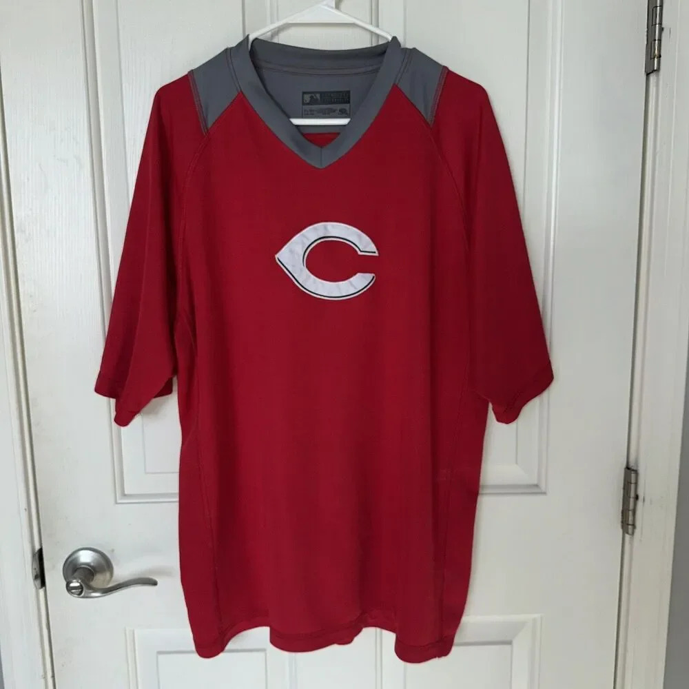 MLB Genuine Merchandise Cincinnati Reds Jersey Shirt Men’s Size XL Style 24375